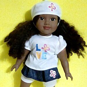 Positively Perfect Divah doll 18" love outfit AA